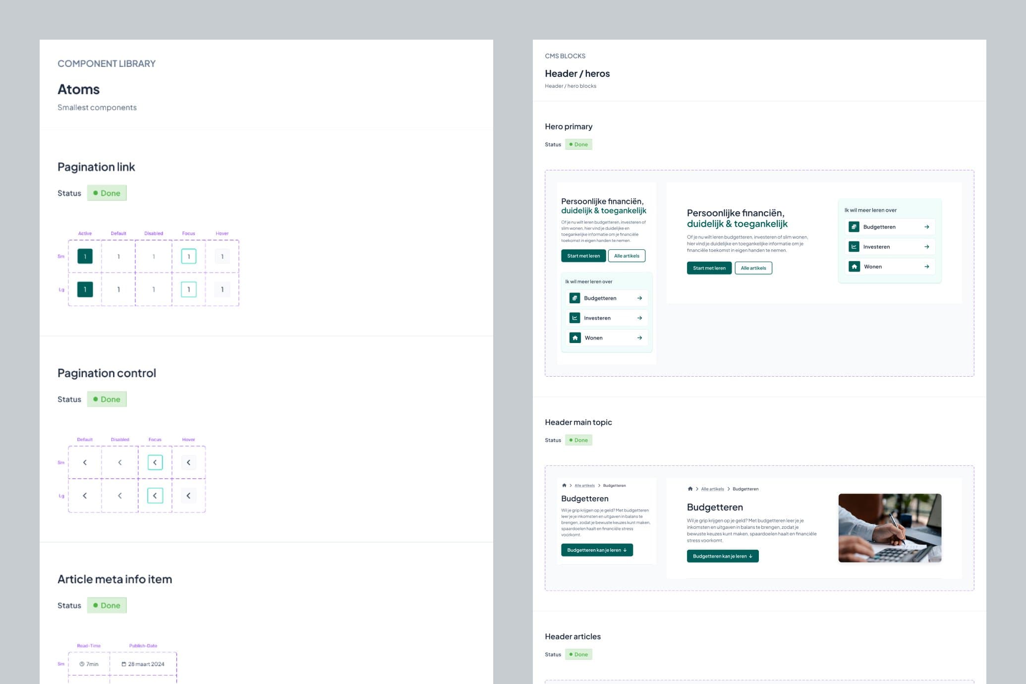 Components & blocks Slimvesteer